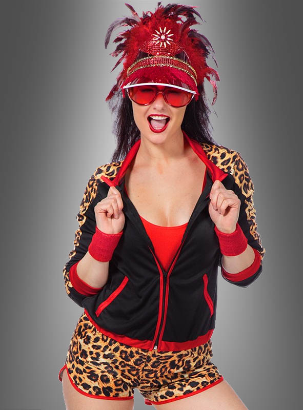 80s Leopard Hot Pants Costume Ladies 