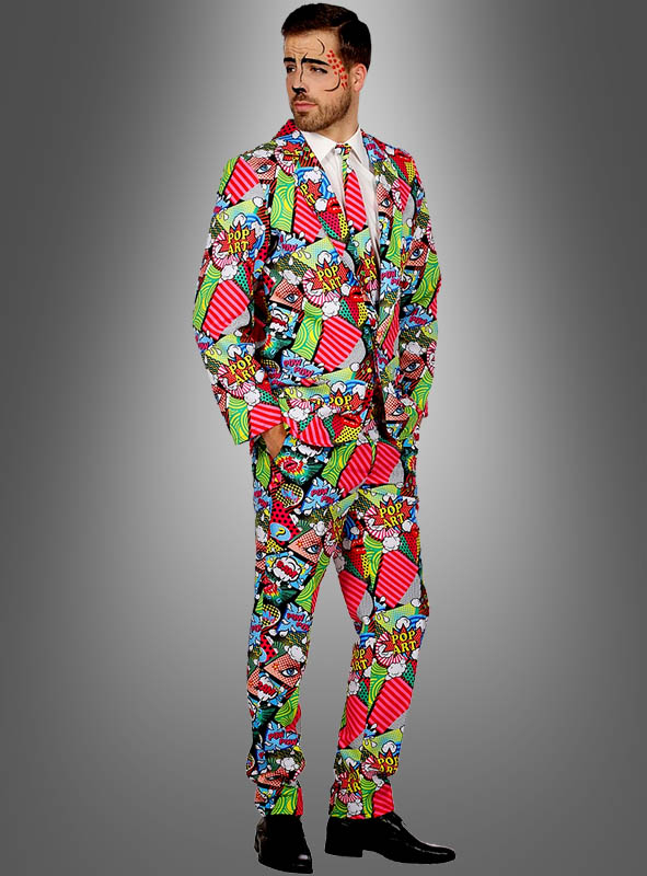 Pop Art Anzug für Herren 