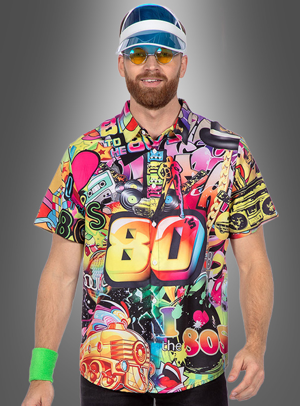 80er Jahre Outfit Hemd 