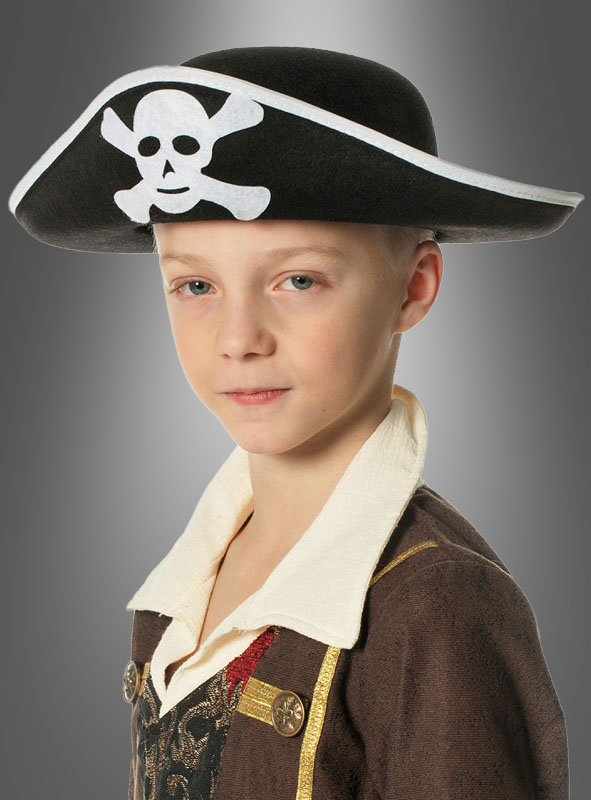 Pirate Hat for children black 