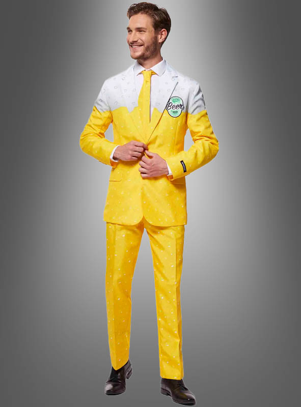 Beer suit with bottle opener 