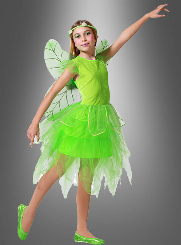 Green Fairy Kids Costume 