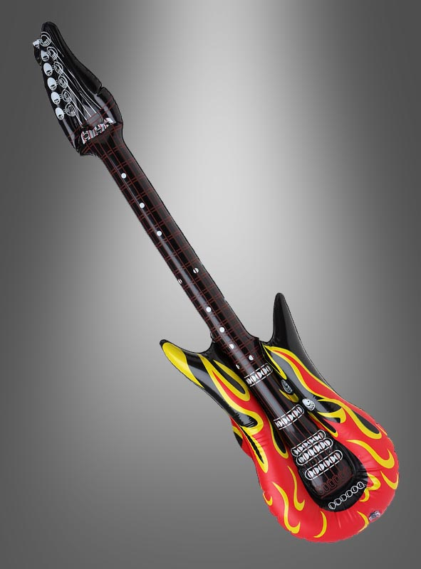 Luftgitarre Flammendesign 90cm 