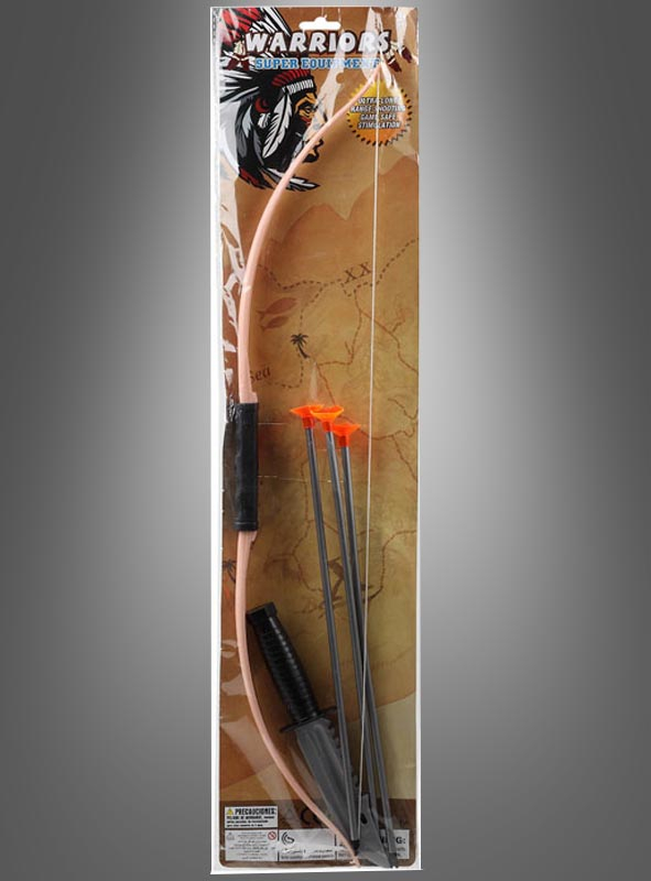 Bogen Set mit Pfeilen und Messer 