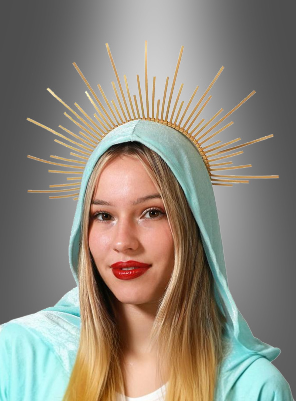 Göttlicher Heiligenschein Haarreif gold 