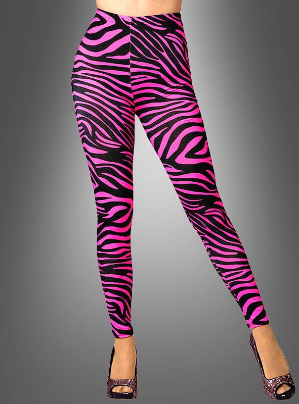 Zebra Leggings Pink 