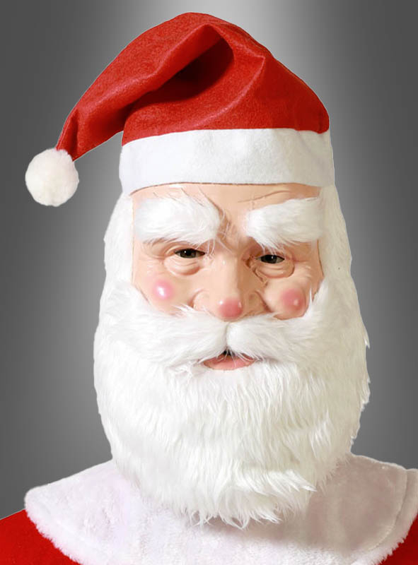 Santa Claus Mask with Hat 