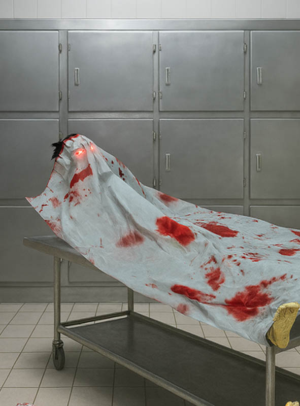 Animierte Leiche 155cm Tatort 