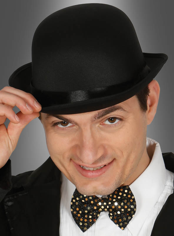 Gentleman Melone schwarz 