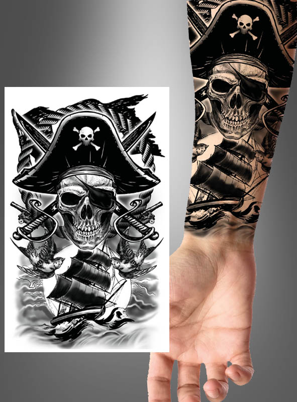 Tattoo pirate 23x14cm Pirate
