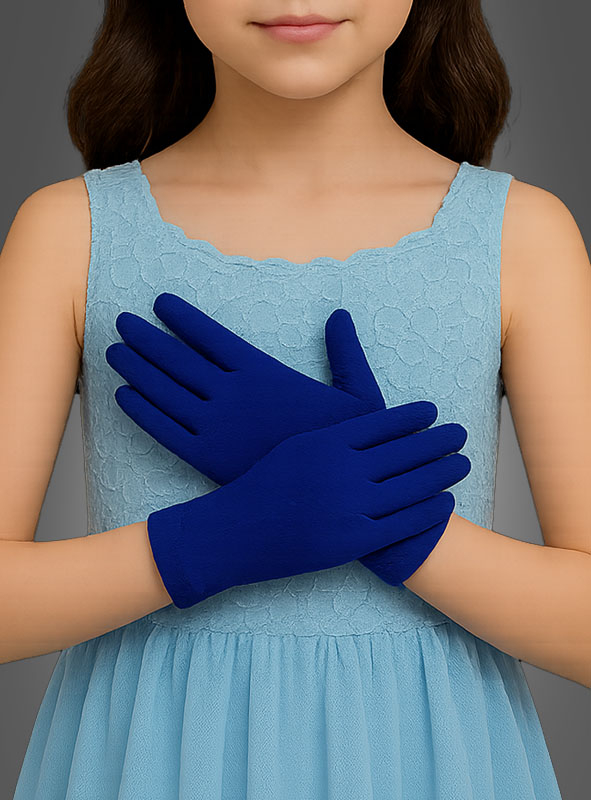 Blue Gloves for Children 