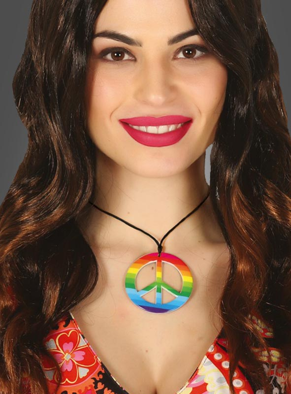 Peace Kette Regenbogen 