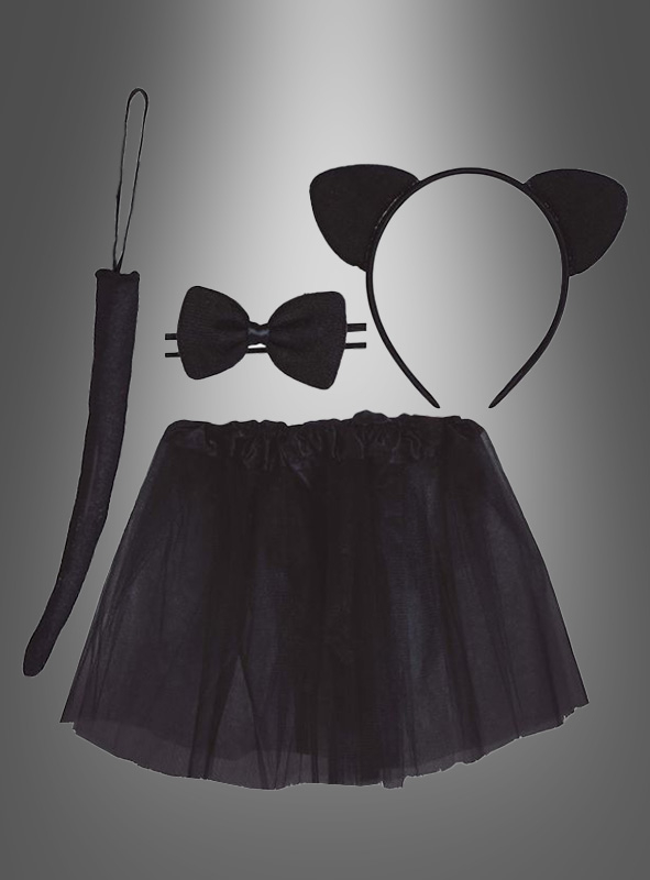 Costume set cat 4 pcs. 
