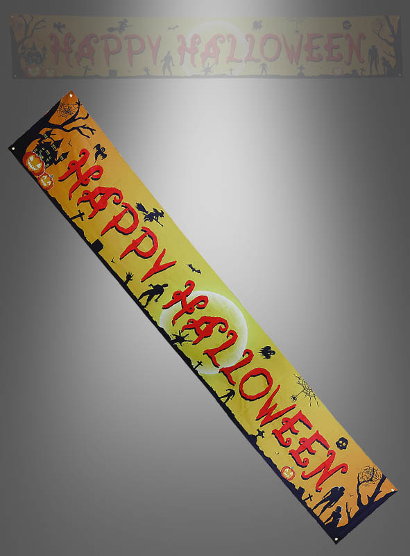 Happy Halloween Banner 290x50cm 