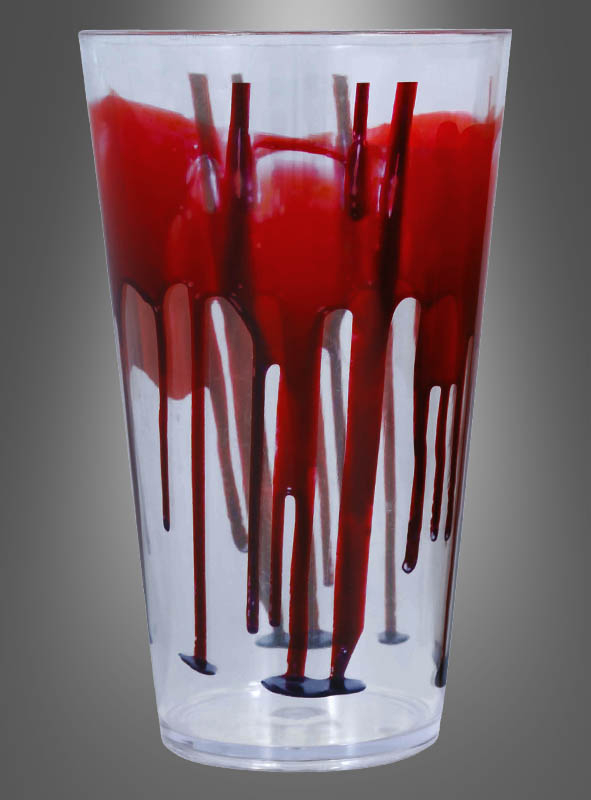 Halloween Trinkglas mit Blut 330ml 