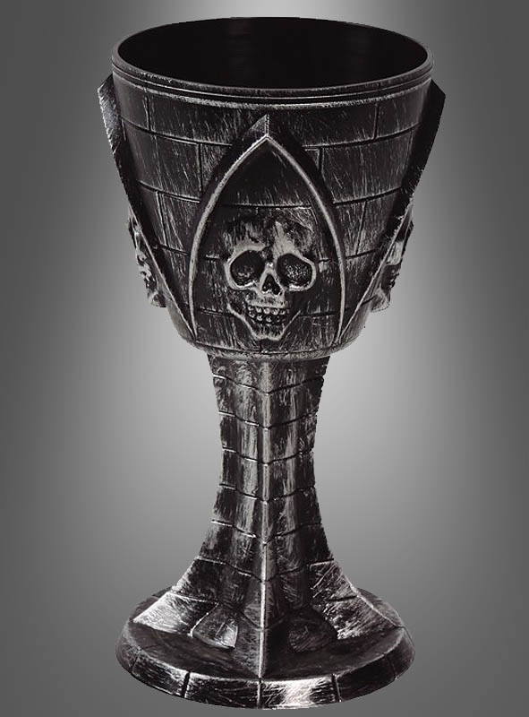 Totenkopf Kelch Halloween Trinkbecher  Totenkopf Kelch Halloween Trinkbecher