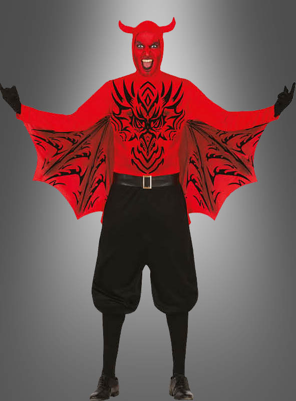 Red-winged demon Halloween costume 