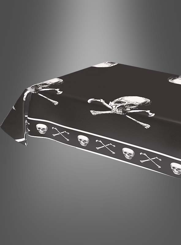 Piraten Tischdecke 270x136 cm Totenkopf 