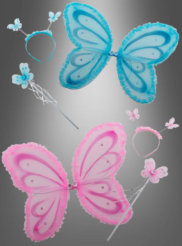 Fairy Wings, Wand and Headband for little Pixies 