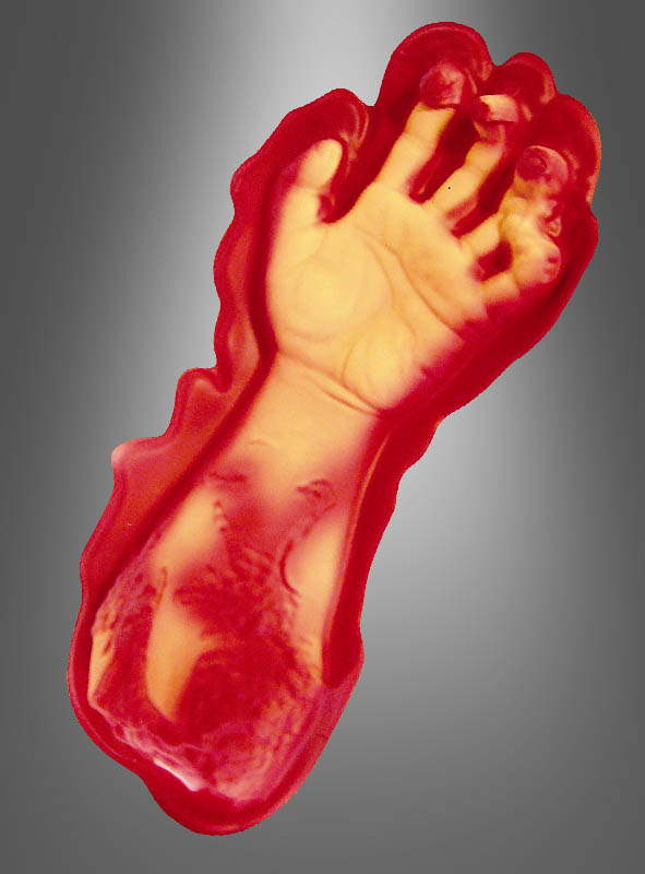 Blutender Arm Halloweendeko 