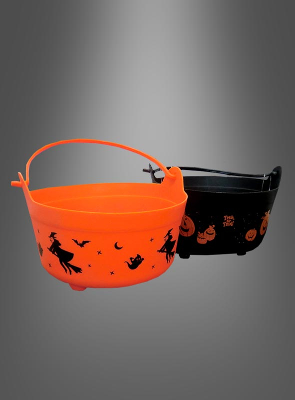Halloween Hexenkessel für Süßigkeiten Bedruckt 24 cm