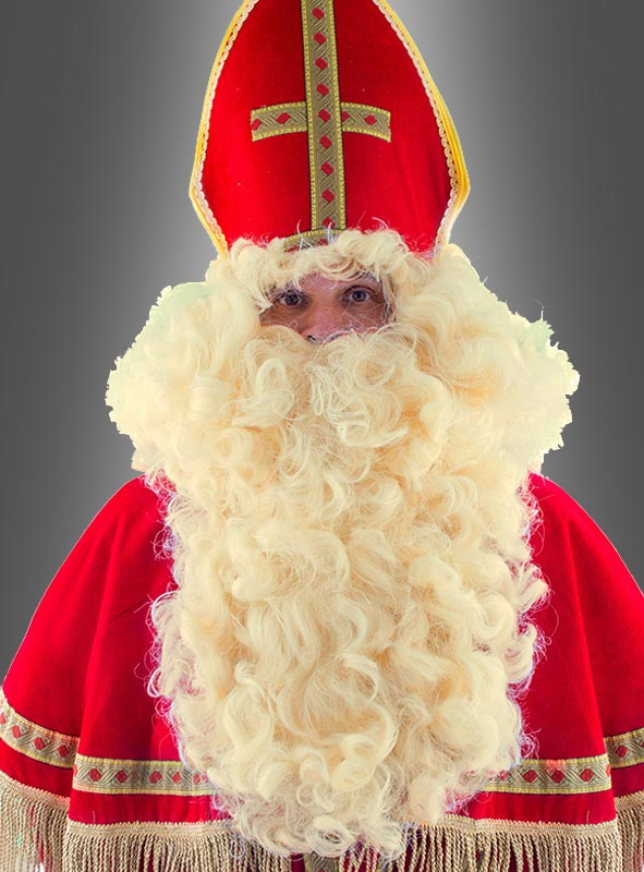 Santa Clause Beard and Wig deluxe cream 