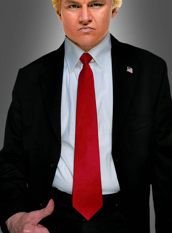Red Tie for Trump Costume 
