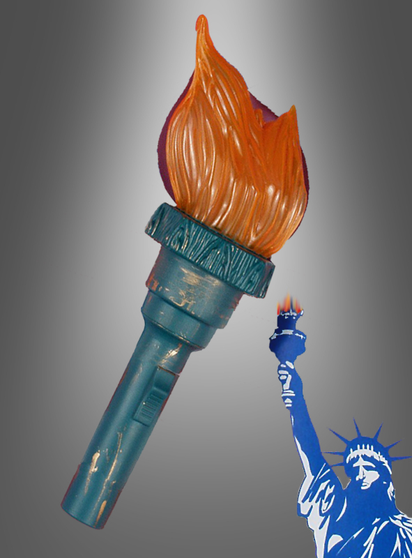 Fackel Freiheitsstatue mit Licht 