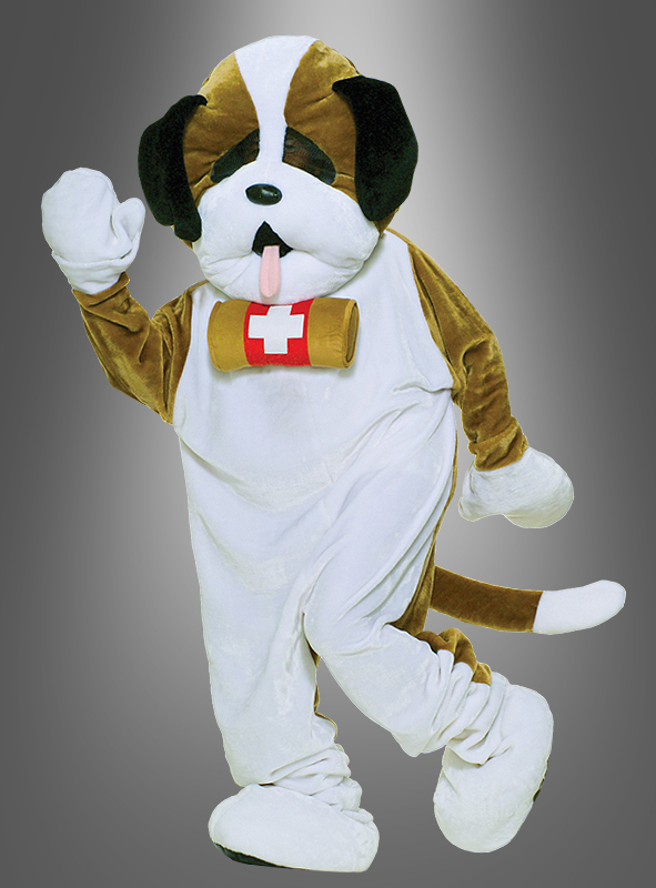 Bernhardiner Kostüm Maskottchen Hund 