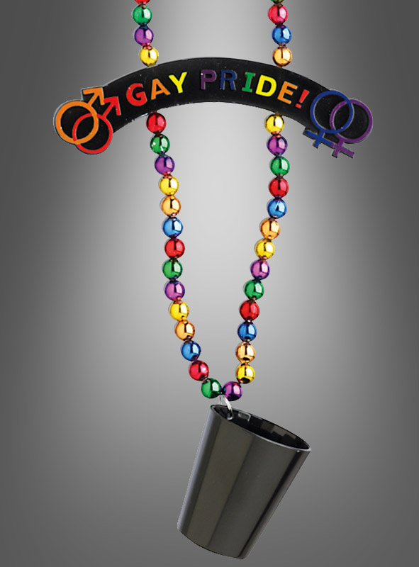 CSD Shotglas Kette Gay Pride! 