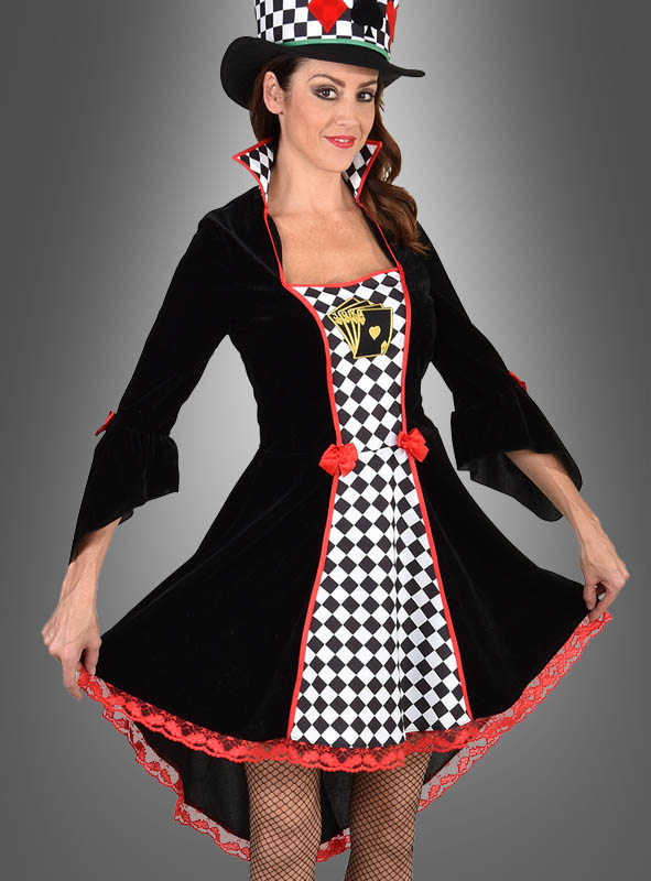 Deluxe Poker Face Dress for Ladies 