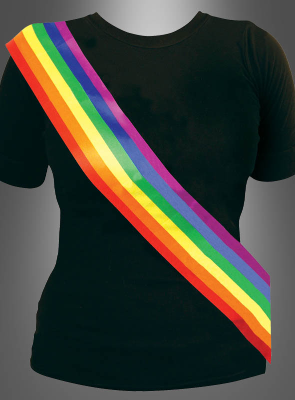 Regenbogen Schärpe Pride CSD 