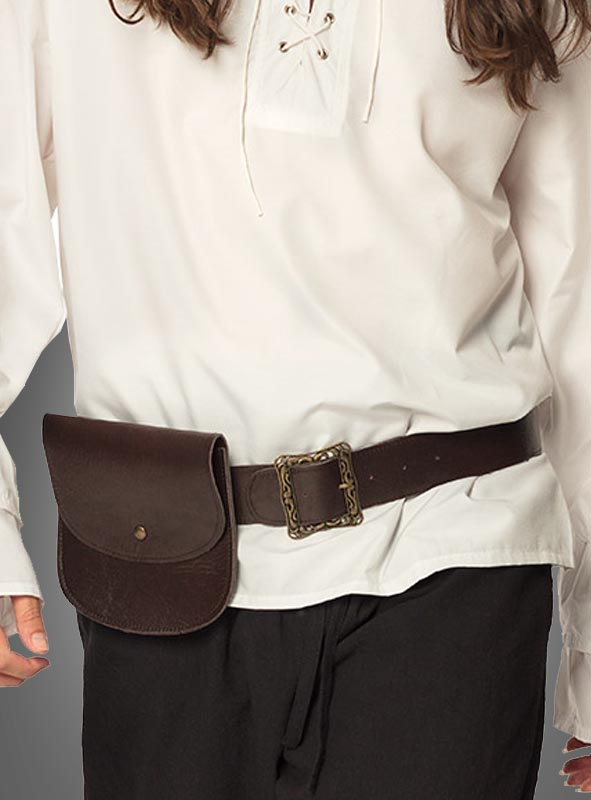 Gürteltasche mit Gürtel für Piraten & Mittelalter 