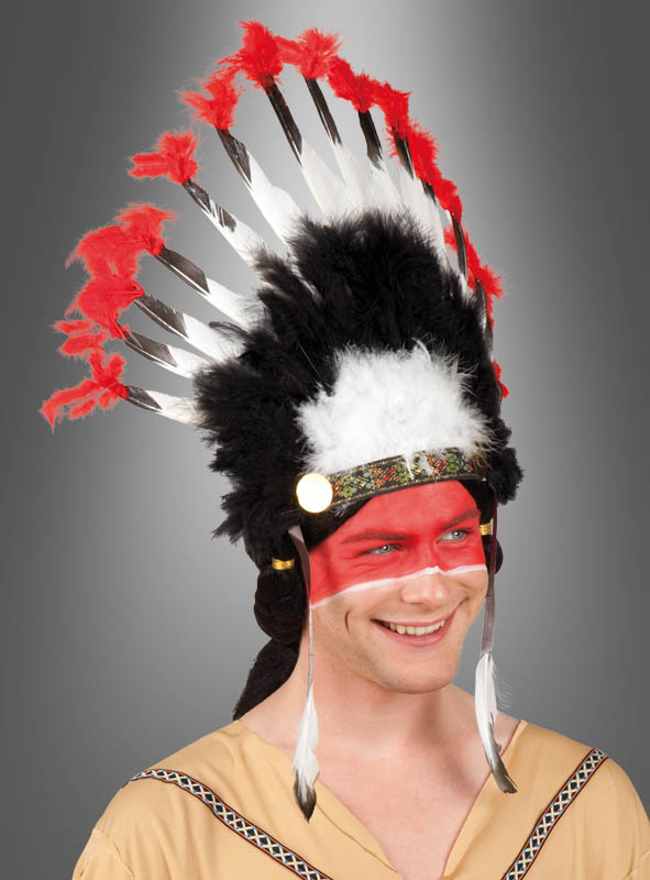 Federschmuck Indianer Häuptling 