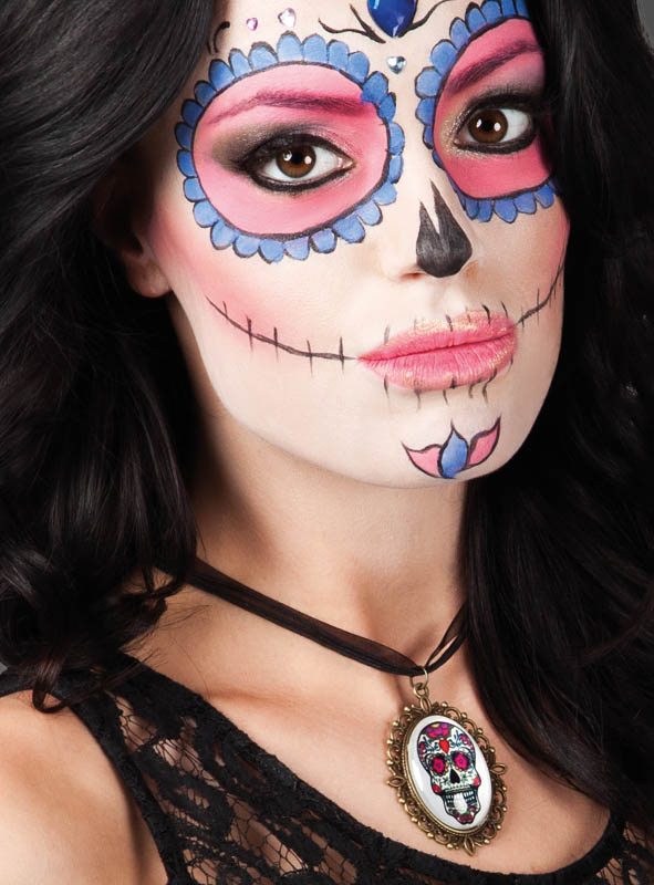 Sugar Skull Halskette 
