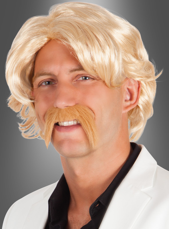 Blonde 70's Moustache