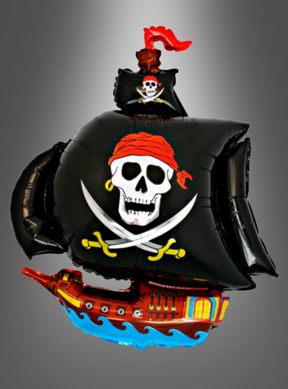 Folienballon Piratenschiff 105x80cm 