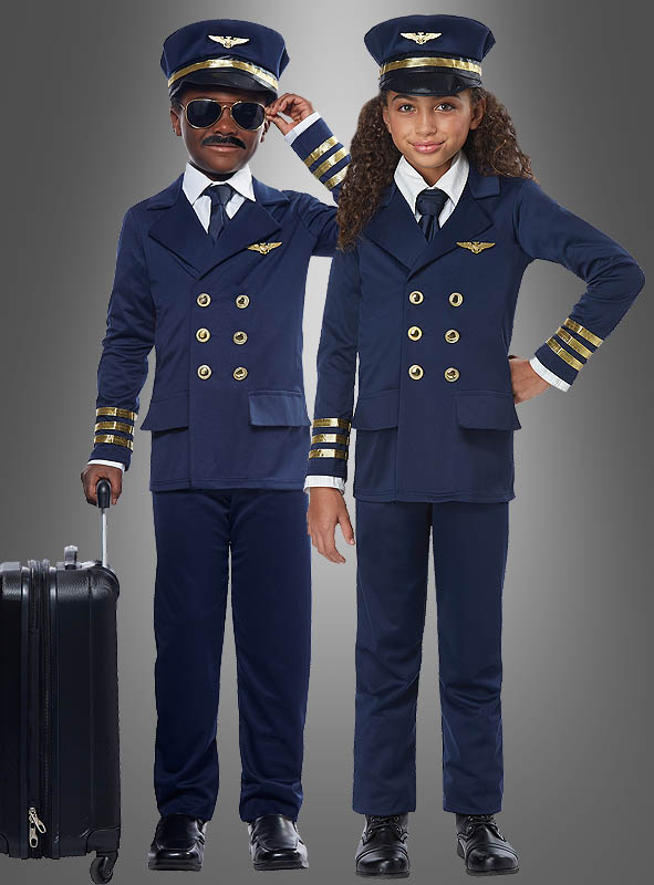 Airplane Captain Costume for Children 