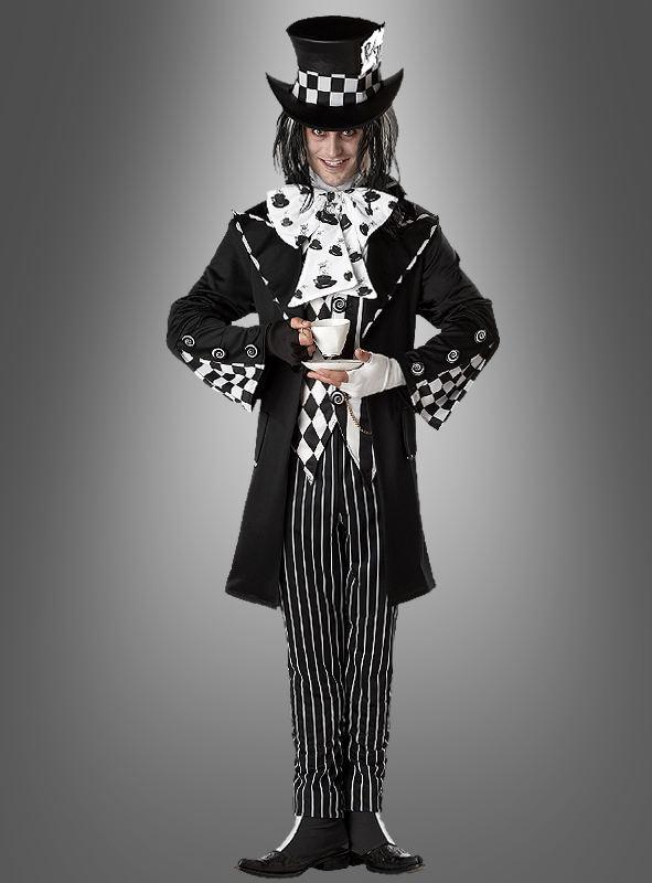 Dunkler verrückter Hutmacher Kostüm 
