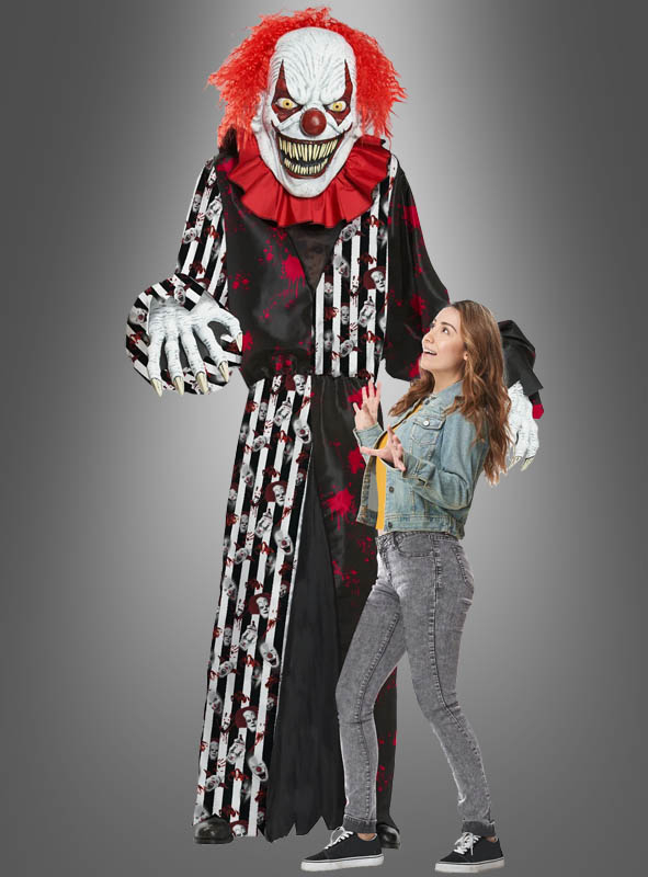 Gigantischer Horrorclown Kostüm oder Deko ca.240 cm 