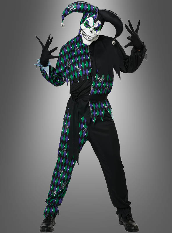 Deadly Jester Clown Costume Adult 