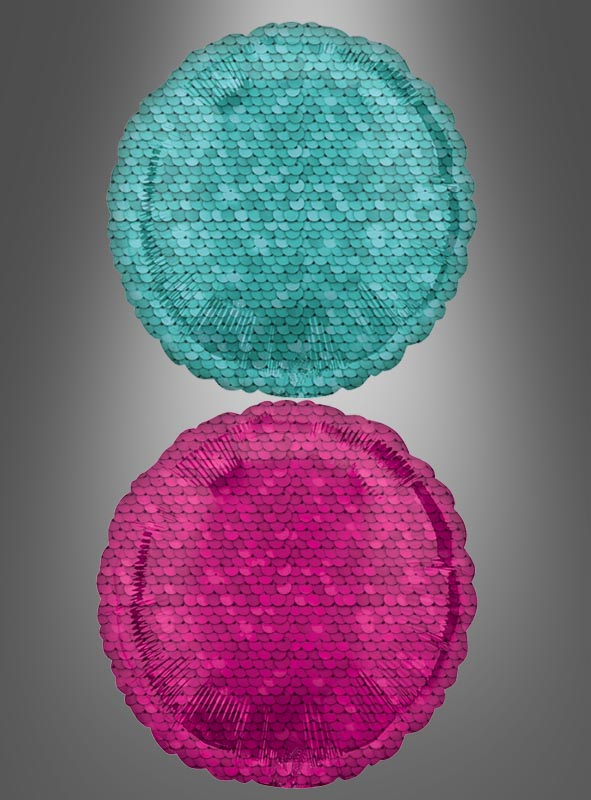 Foil balloon mermaid round 