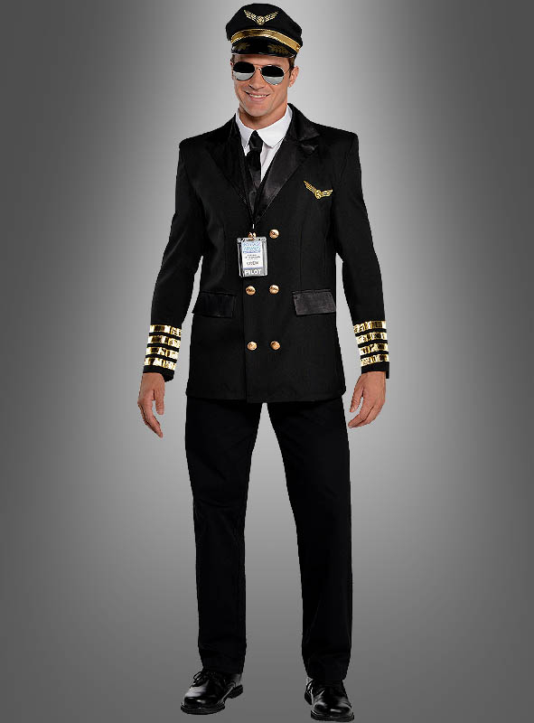 Pilot Uniform for Men black 