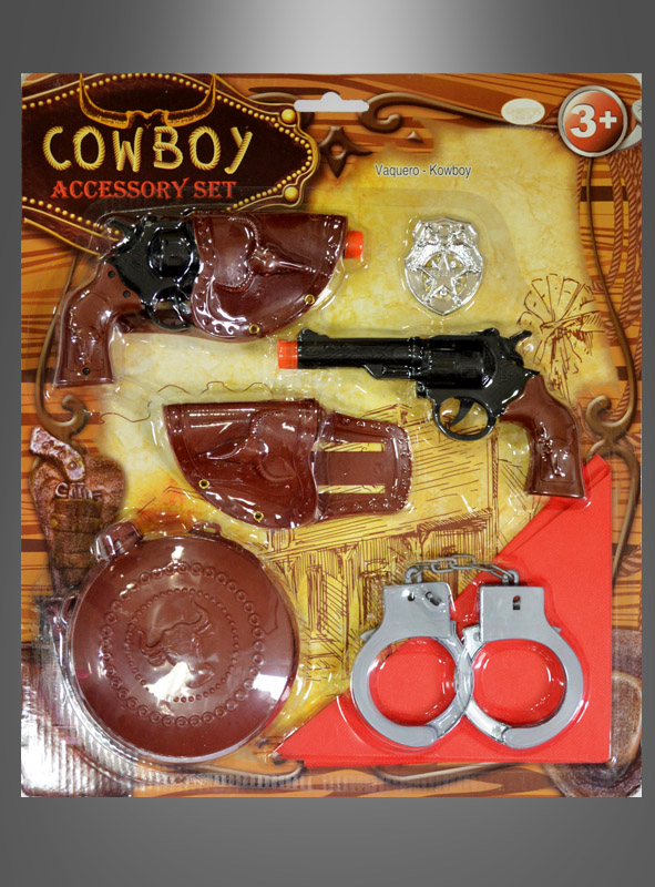Großes Cowboy Waffenset Kinder 