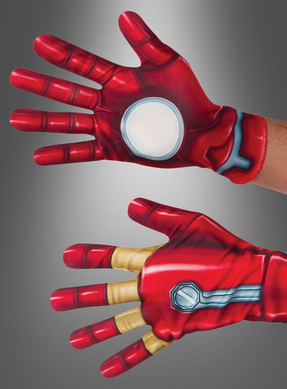Iron Man Gloves Adult buyable at » Kostümpalast.de