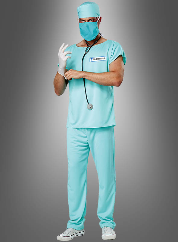 Halloween Zombie Doktor Kostüm für Herren