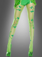 Multiple Leaf Print Pantyhose Ivy 