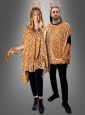 Giraffe Poncho with Hairband XS-5XL 