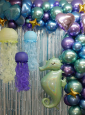 Mermaid Party Wall Decoration 84 Parts 