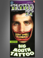 Big Mouth temporary Tattoo 